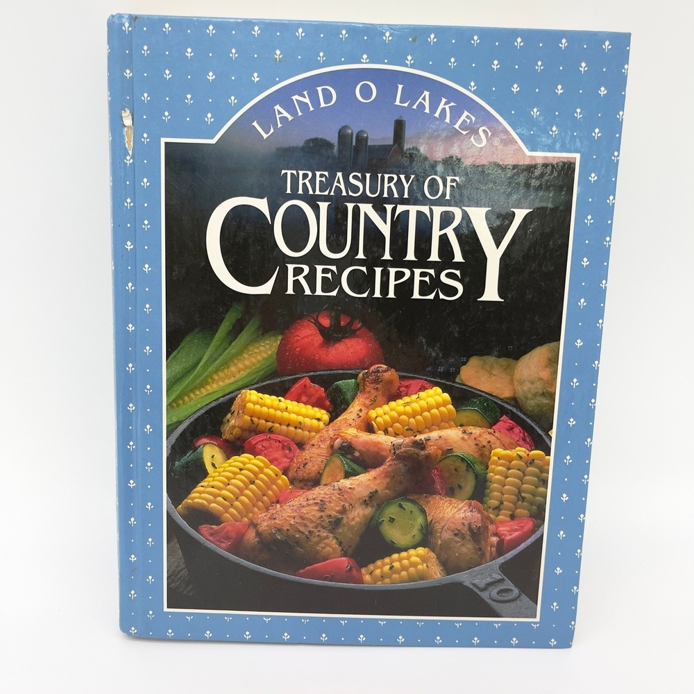 Vintage Land O Lakes Treasury of Country Recipes‎ Cookbook Hardcover 90s GOOD